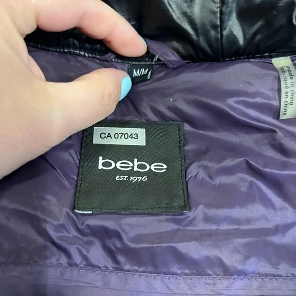Beautiful bebe jacket💜 - Picture 5 of 7